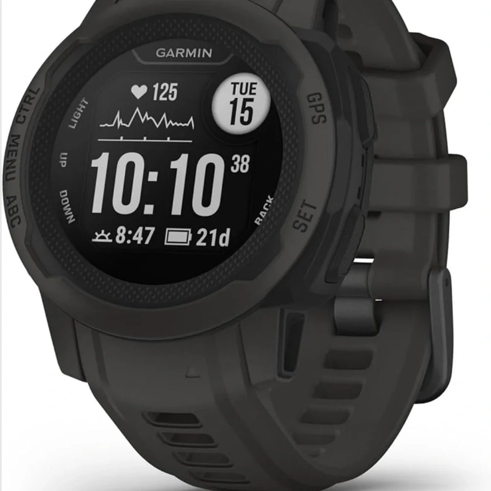 Garmin Instinct 2S Solar 40MM Standard Edition Smartwatch w/charging cable NWT